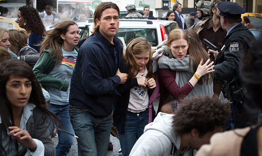 Brad Pitt in World War Z