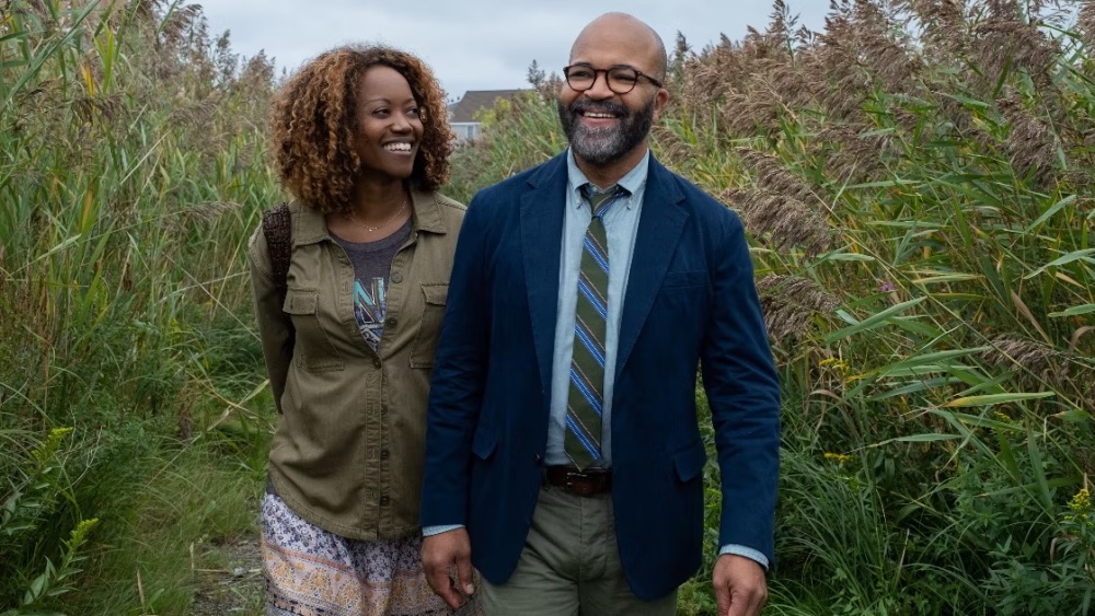 Erika Alexander and Jeffrey Wright in American Fiction