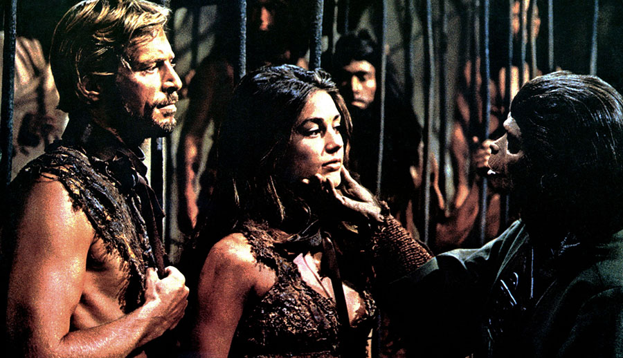 James Franciscus, Linda Harrison and Kim Hunter in Beneath the Planet of the Apes
