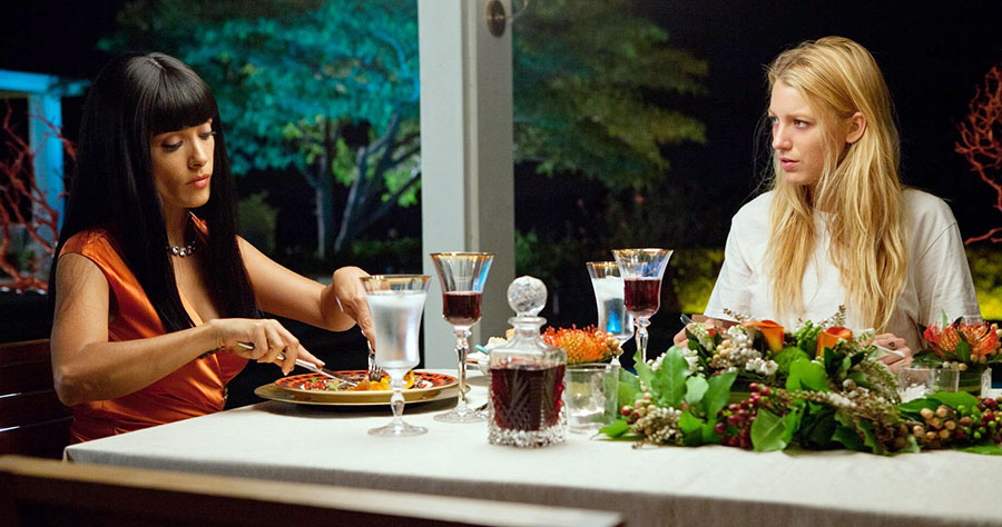 Salma Hayek and Blake Lively in Savages
