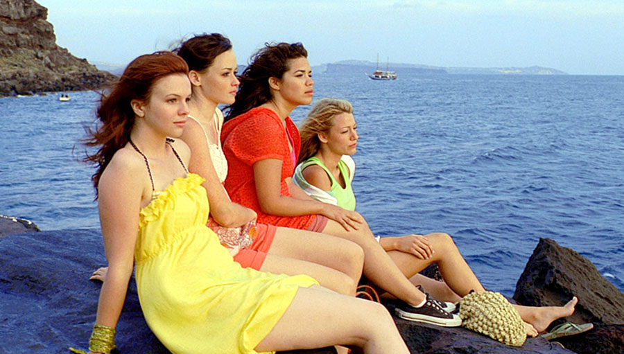 Amber Tamblyn, Alexis Bledel, America Ferrera and Blake Lively in The Sisterhood of the Traveling Pants 2