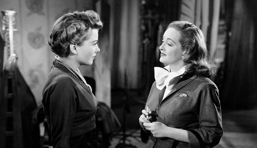 Anne Baxter and Bette Davis in All About Eve