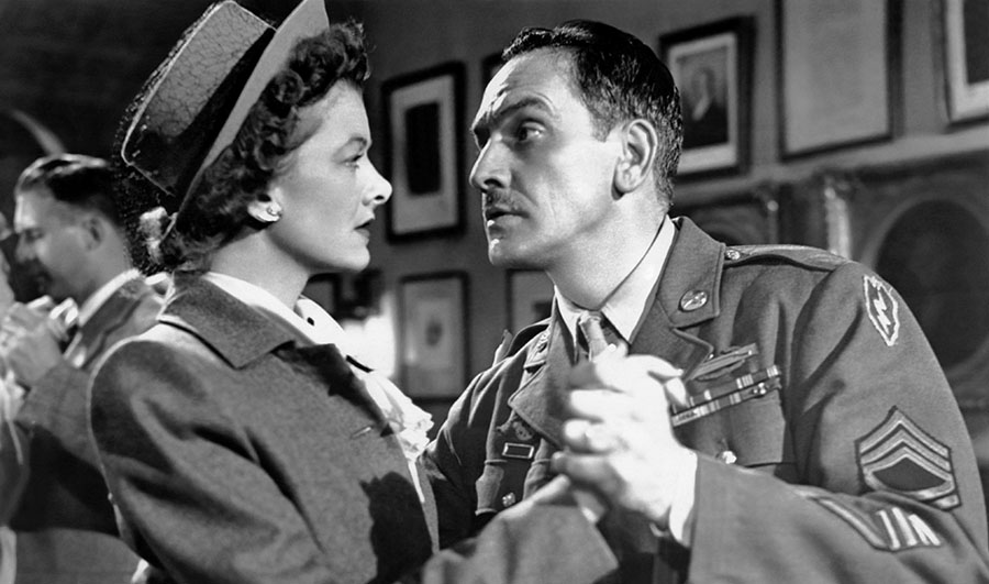 Myrna Loy and Fredric March in The Best Years Of Our Lives