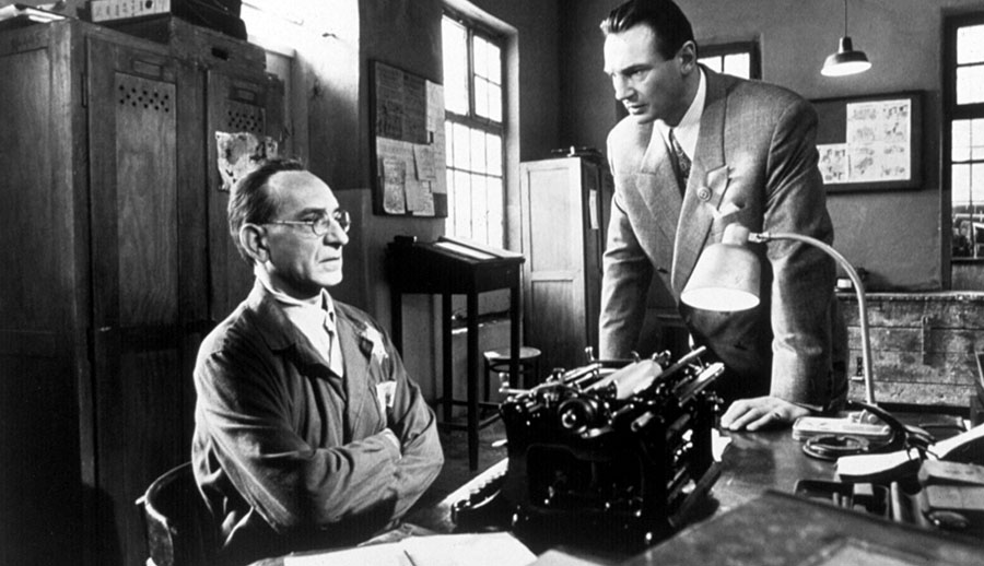 Ben Kingsley and Liam Neeson in Schindler's List