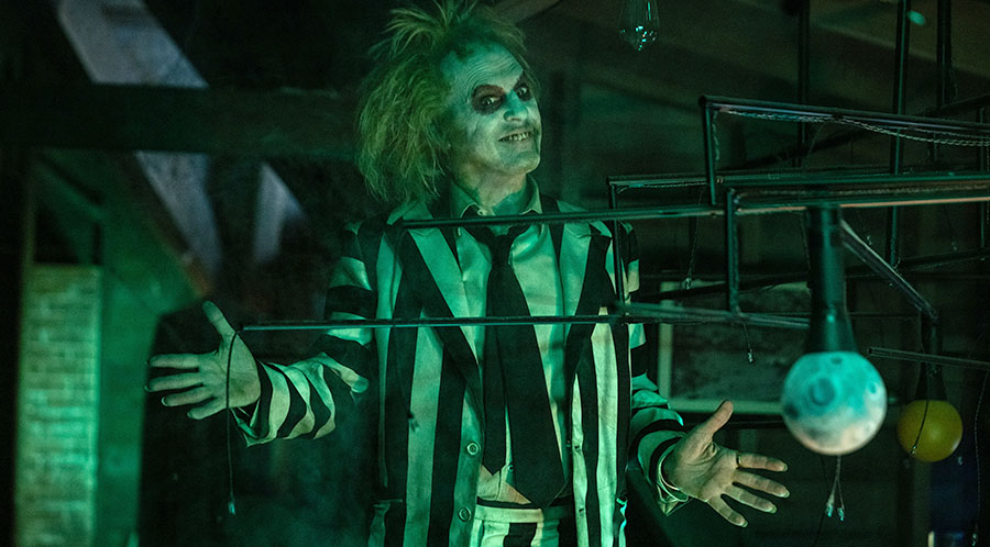 Michael Keaton in Beetlejuice Beetlejuice