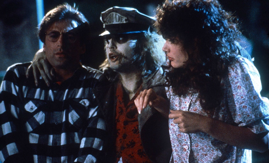 Alec Baldwin, Michael Keaton and Geena Davis in Beetlejuice