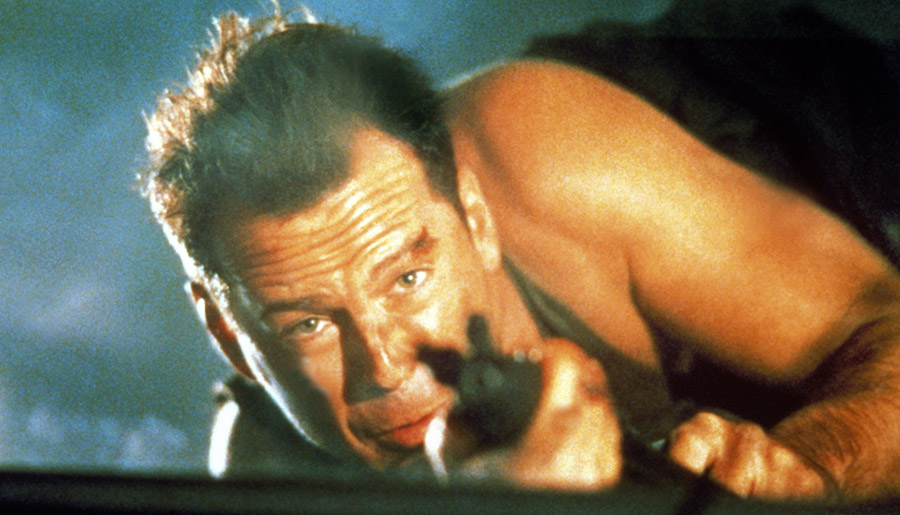 Bruce Willis in Die Hard
