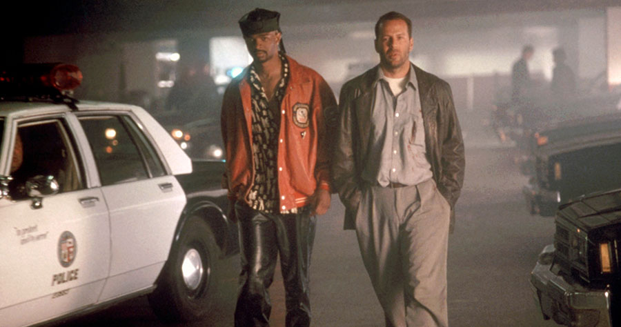 Damon Wayans and Bruce Willis in The Last Boy Scout