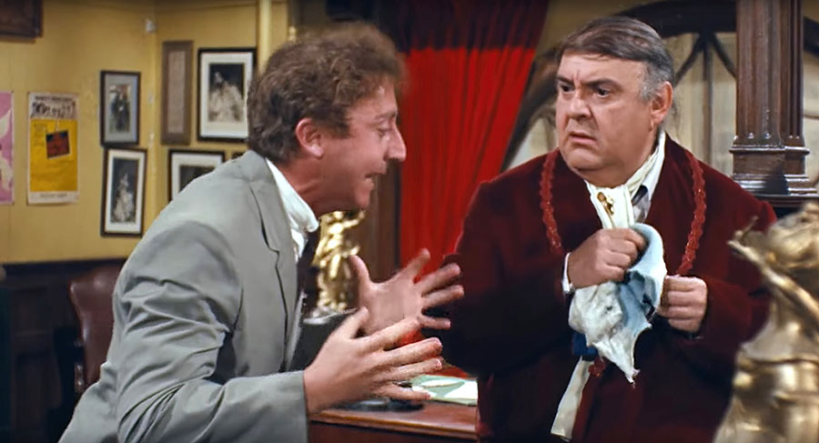 Gene Wilder and Zero Mostel in The Producers