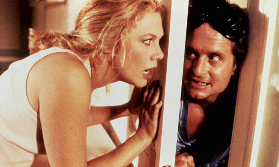 Kathleen Turner and Michael Douglas in The War of the Roses