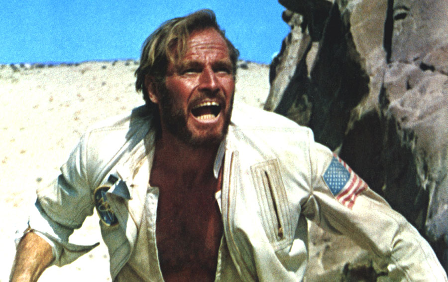 Charlton Heston in Kingdom of the Planet of the Apes