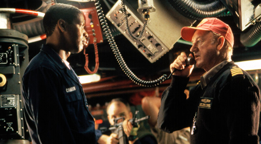 Denzel Washington and Gene Hackman in Crimson Tide