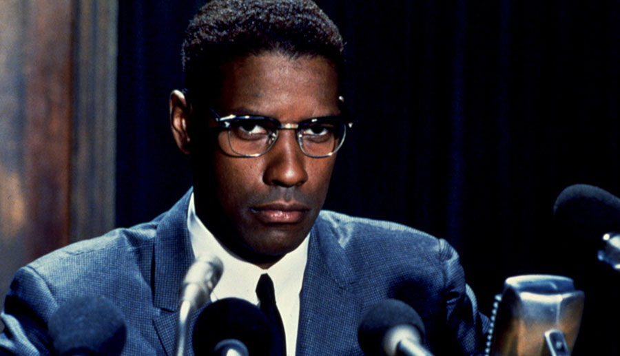 Denzel Washington in Malcolm X