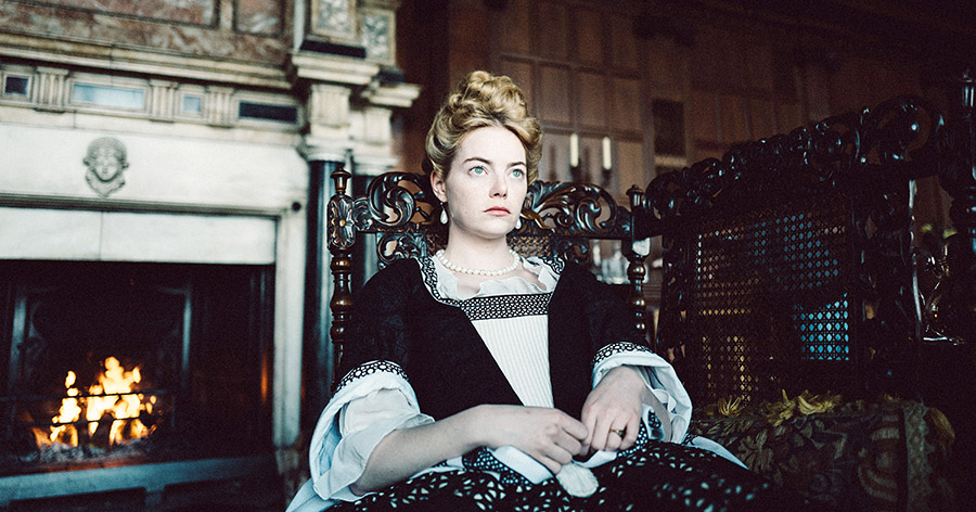 Emma Stone in The Favourite