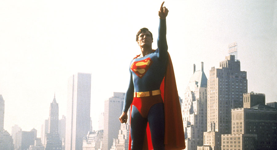Christopher Reeve as Superman