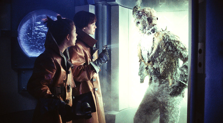 Melyssa Ade and LIsa Ryder in Jason X (2002)
