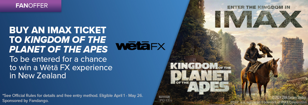 Kingdom of the Planet of the Apes sweepstakes