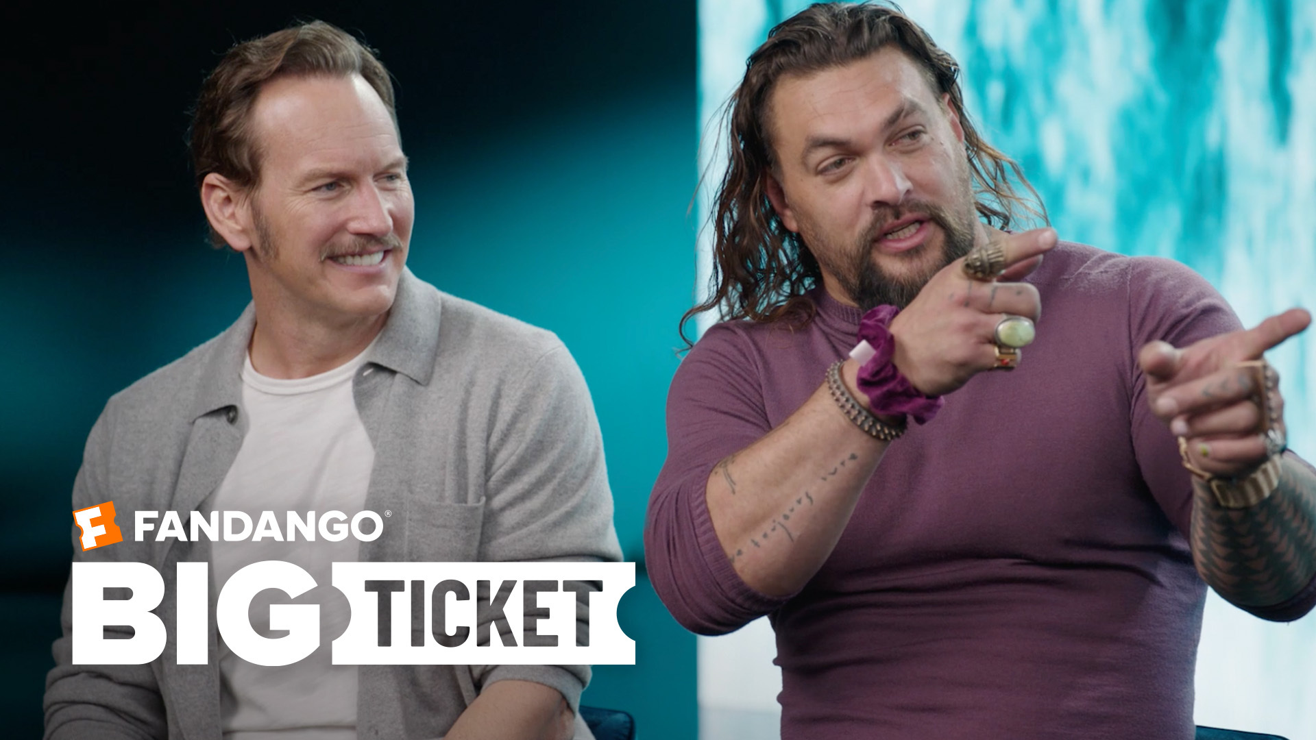 Patrick Wilson and Jason Momoa