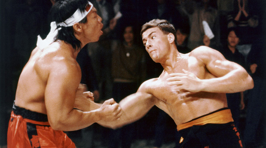 Bolo Yeung and Jean-Claude Van Damme in Bloodsport