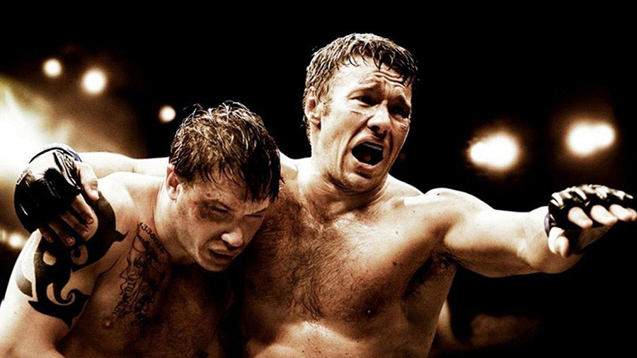 Tom Hardy and Joel Edgerton in Warrior