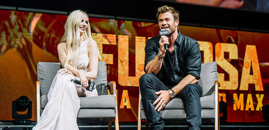 Anya Taylor-Joy and Chris Hemsworth