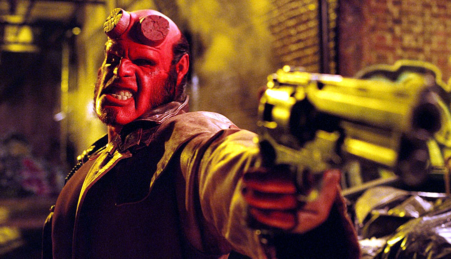 Ron Perlman in Hellboy