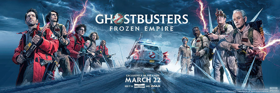 Promotional art for Ghostbusters: Frozen Empire