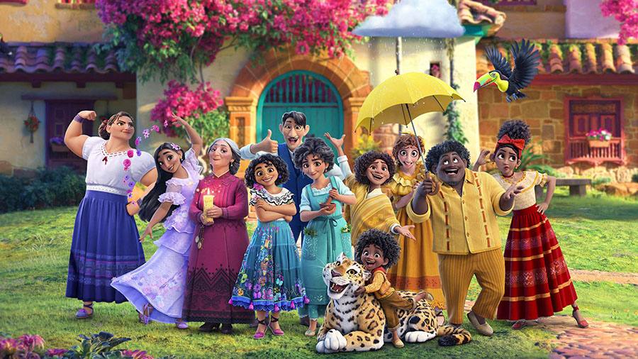 The Madrigal family from Encanto