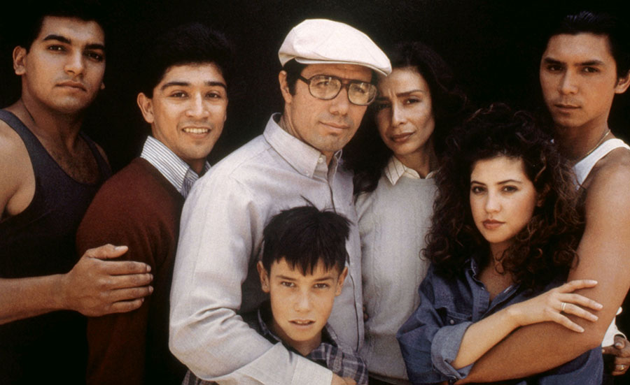 Publicity shot of the cast of Stand and Deliver