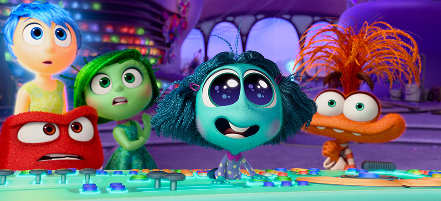 Joy, Anger, Disgust, Envy and Anxiety in Inside Out 2