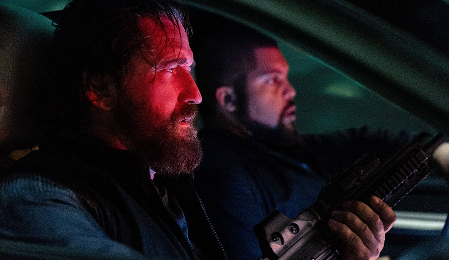 Gerard Butler and O'Shea Jackson Jr. in Den of Thieves 2: Pantera