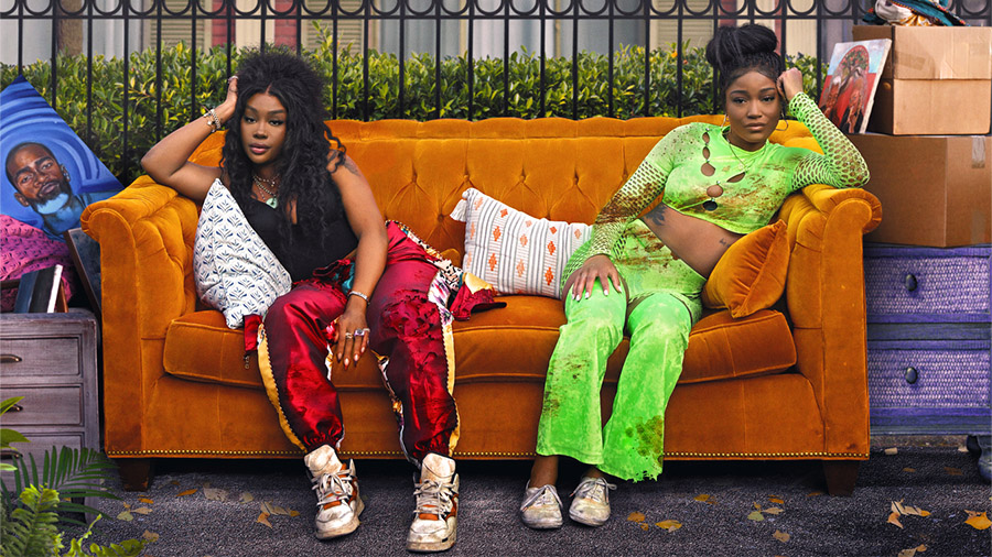 SZA and Keke Palmer in One of Them Days