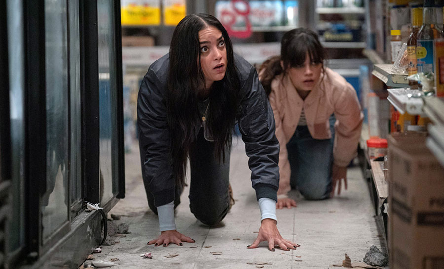 Melissa Barrera and Jenna Ortega in Scream VI