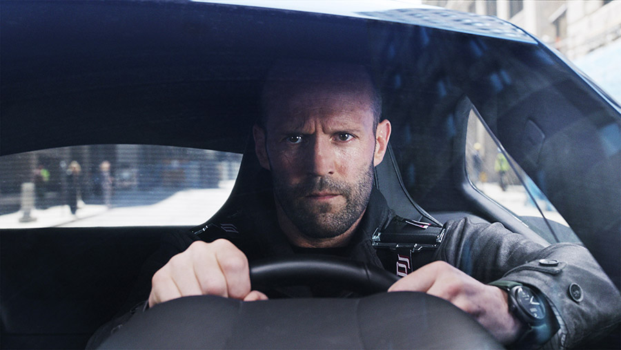 Jason Statham in The Fate of the Furious