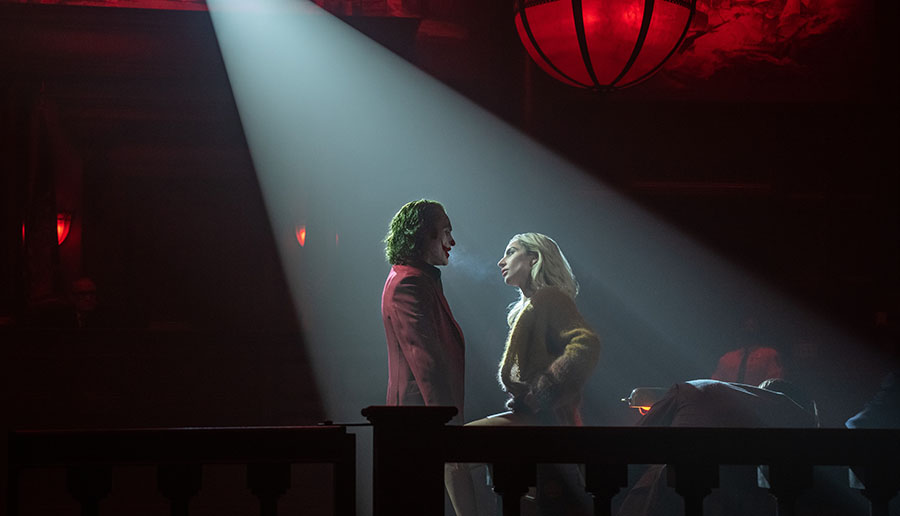 Joaquin Phoenix and Lady Gaga in Joker: Folie a Deux