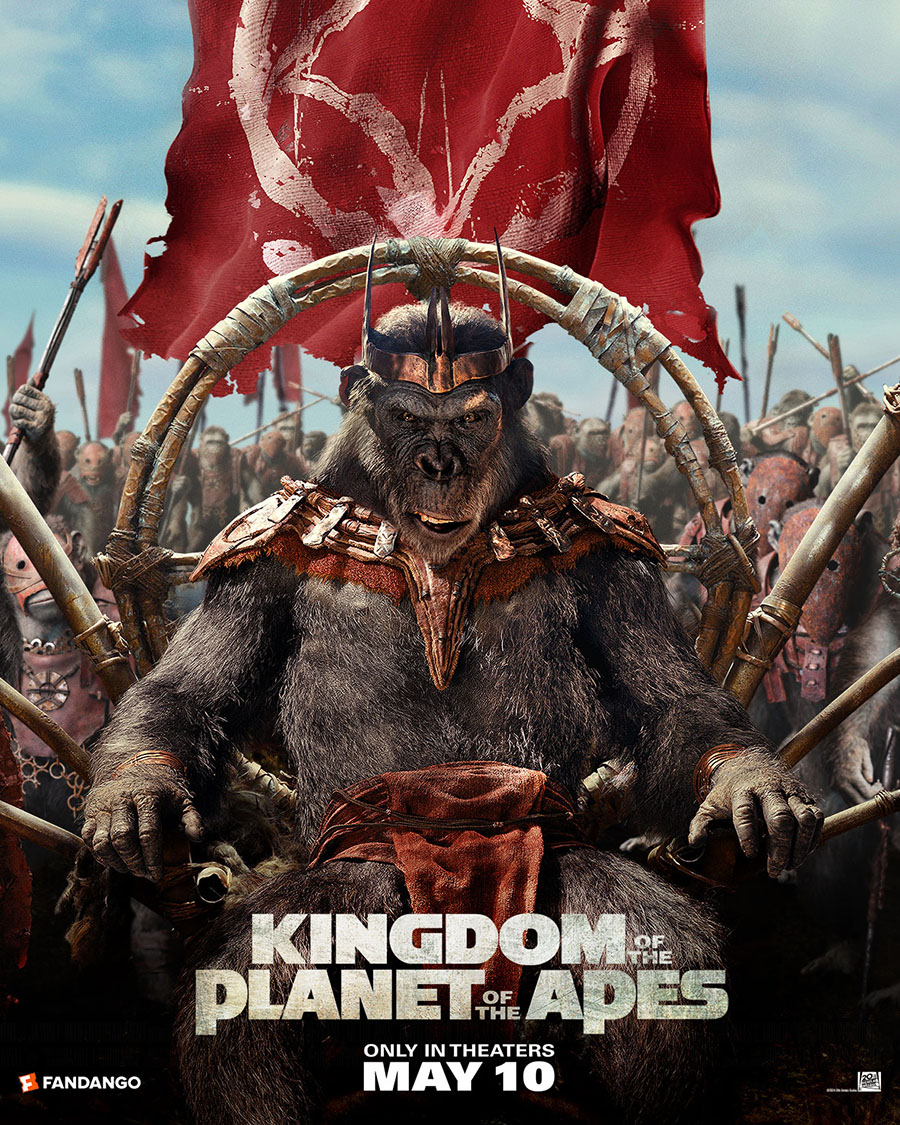 Kingdom of the Planet of the Apes poster art