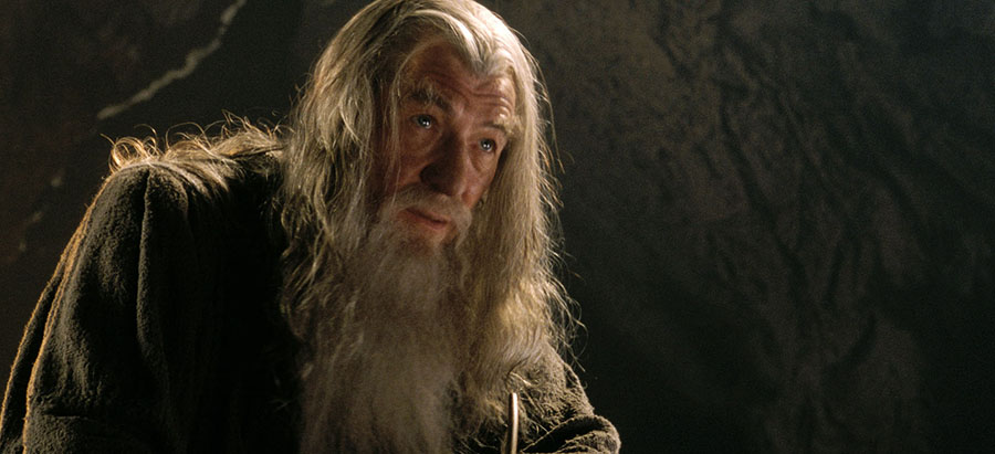 Ian McKellan as Gandalf