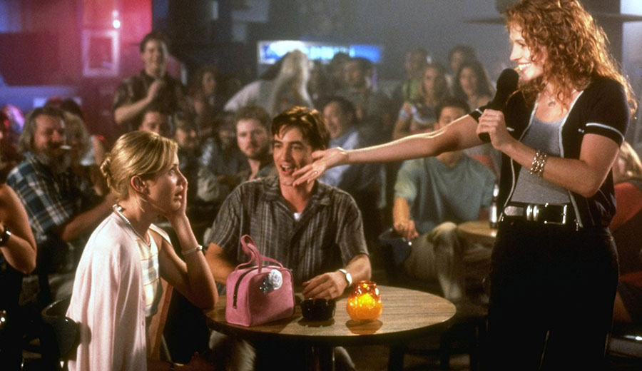 Cameron Diaz, Dermot Mulroney and Julia Roberts in My Best Friend's Wedding