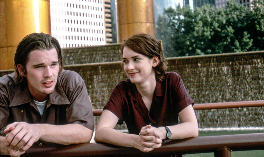 Ethan Hawke and Winona Ryder in Reality Bites