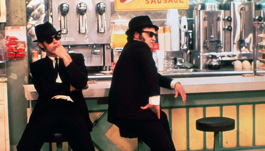 Dan Aykroyd and John Belushi in The Blues Brothers