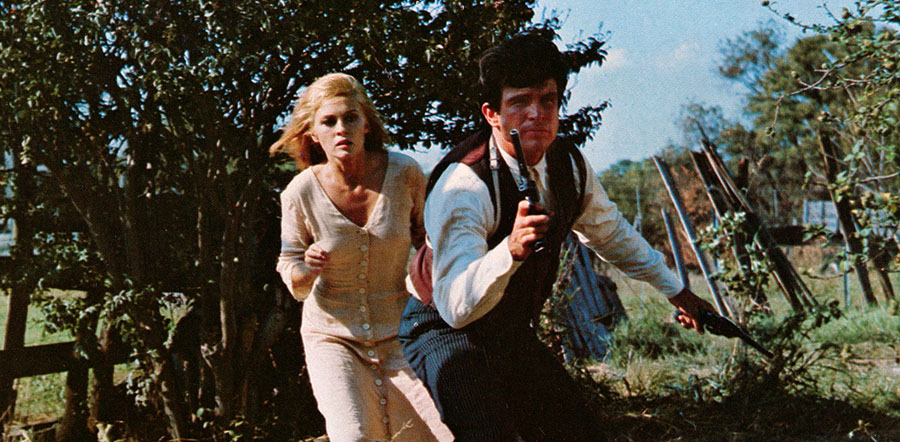 Faye Dunaway and Warren Beatty in Bonnie and Clyde