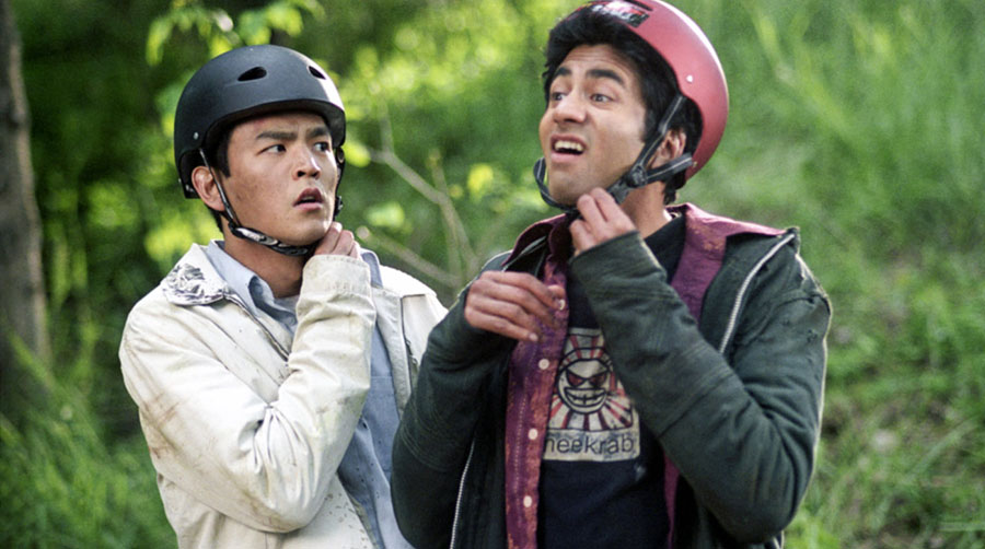 John Cho and Kal Penn in Harold and Kumar Go to White Castle