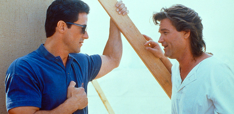 Sylvester Stallone and Kurt Russell in Tango and Cash