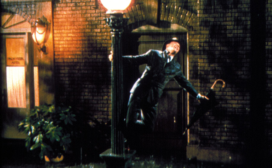 Gene Kelly in Singin In The Rain