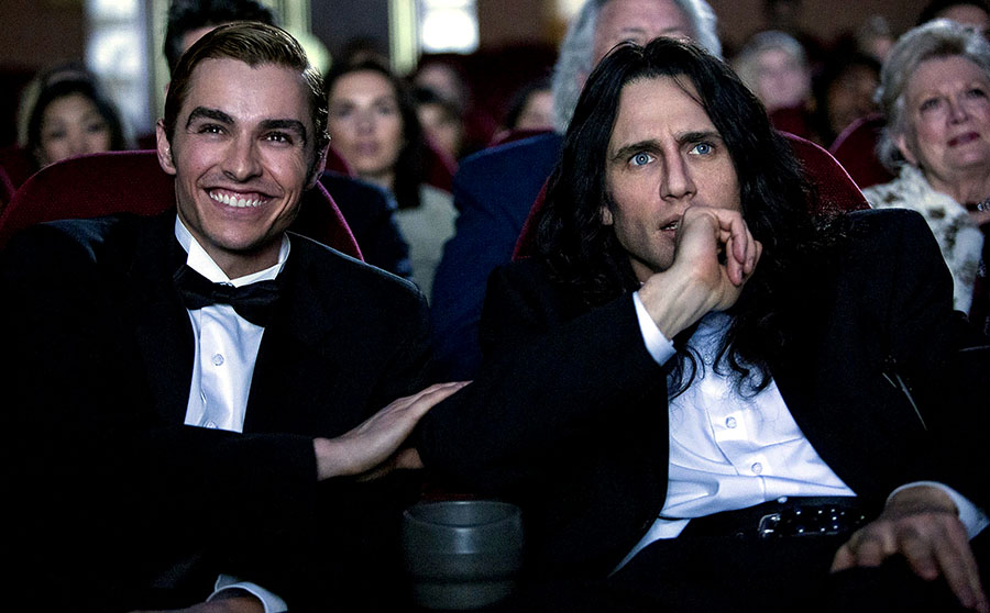 Dave Franco and James Franco in The Disaster Artist