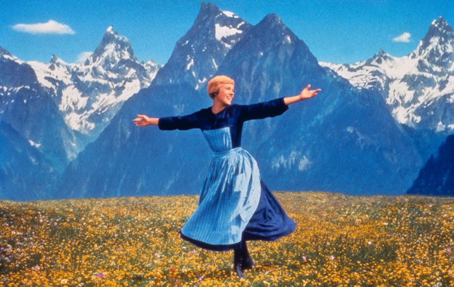 Julie Andrews in The Sound of Music