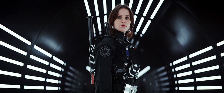 Felicity Jones in Rogue One: A Star Wars Story