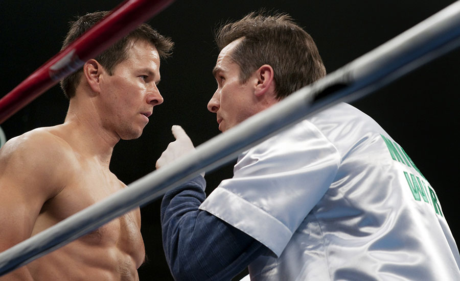 Mark Wahlberg and Christian Bale in The Fighter