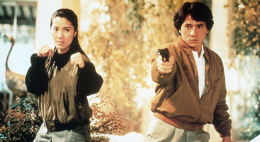 Michelle Yeoh and Jackie Chan in Supercop