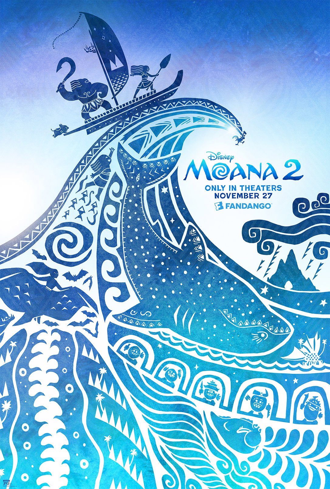 Moana 2 Fandango exclusive poster